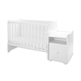 Bed TREND PLUS NEW white Bed TREND PLUS NEW white /baby bed+cupboard/